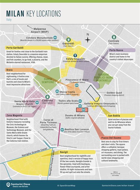 main milan chart|show milan on a map.